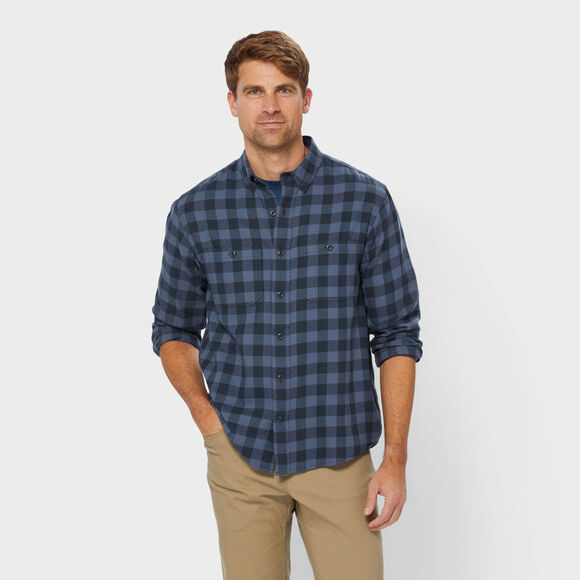 NWT Duluth Trading Co Seawool Lightweight Flannel Long Sleeve Shirt size XL - Picture 2 of 7